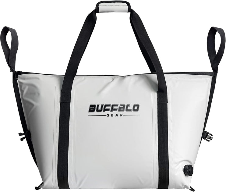 Buffalo Gear Fish Tournament Weigh in Bag with Removable Mesh  Insert,24x25in Heavy Duty Weigh in Bag for Bass Fishing with Waterproof  Zipper,Drain