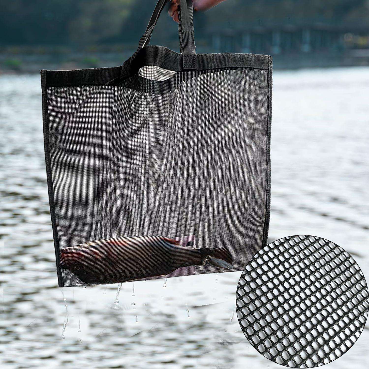 24x25'' Fish Tournament Weigh in Bag with Separate Mesh Insert - Buffalo Gear 
