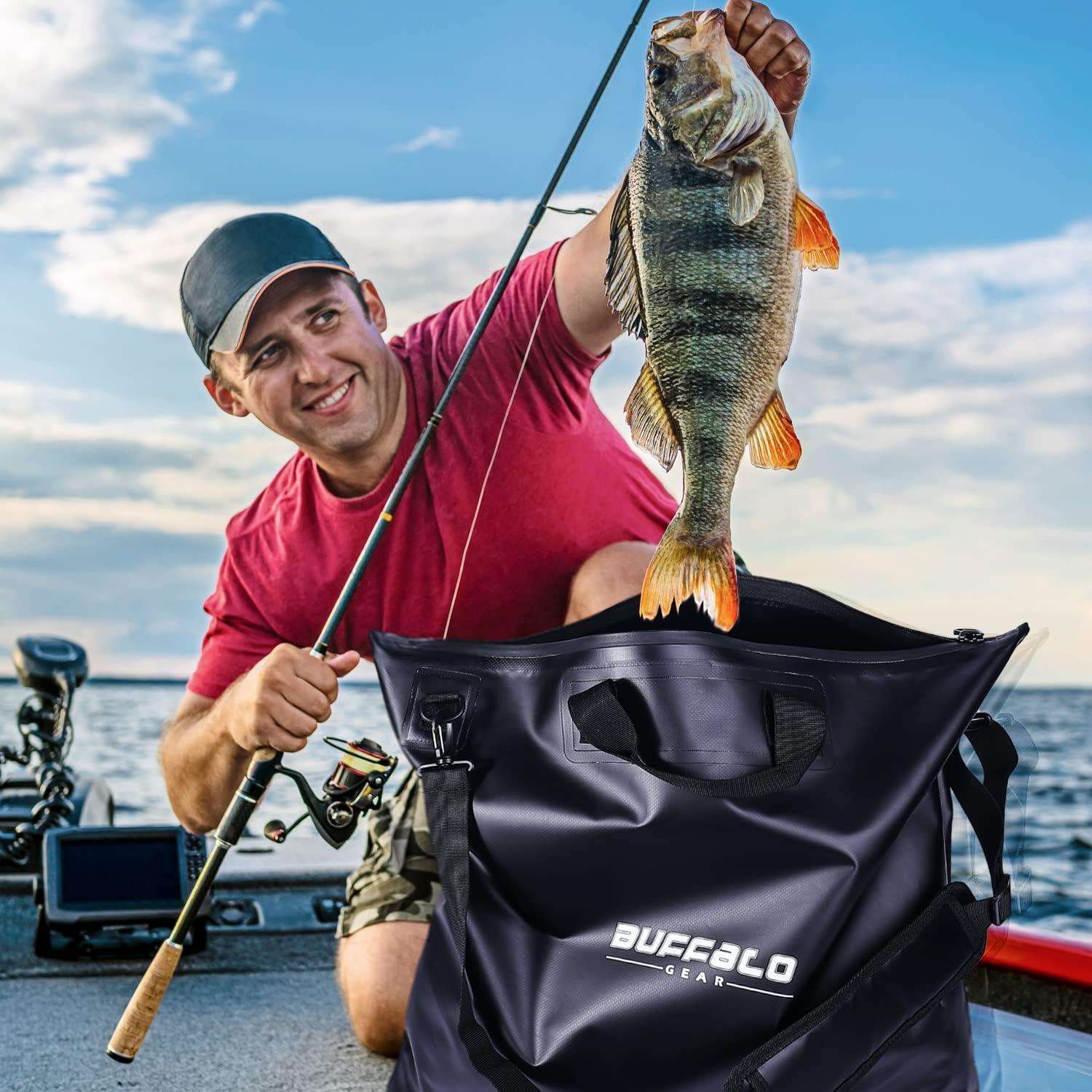 25x23'' Tournament Weigh In Bag with Waterproof Zipper - Buffalo Gear 