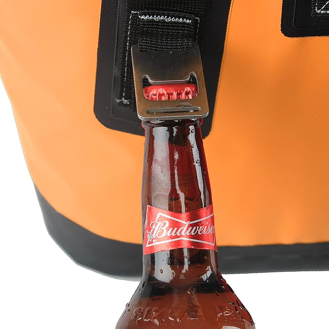 Red Budweiser Beer Case 24 Can Insulated Soft Sided Zipper Pockets