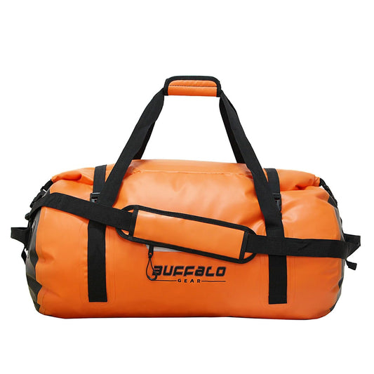 60L Waterproof Duffel Bag, Heavy Duty Dry Bag for Travelling - Buffalo Gear 