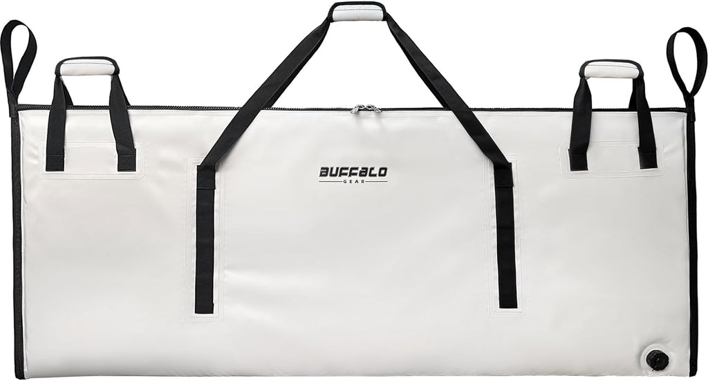 Buy Buffalo Gear Insulated Fish Bag Cooler Flat Bottom,48in 60in