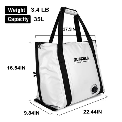 35L Insulated Fish Cooler Bag With Flat Bottom