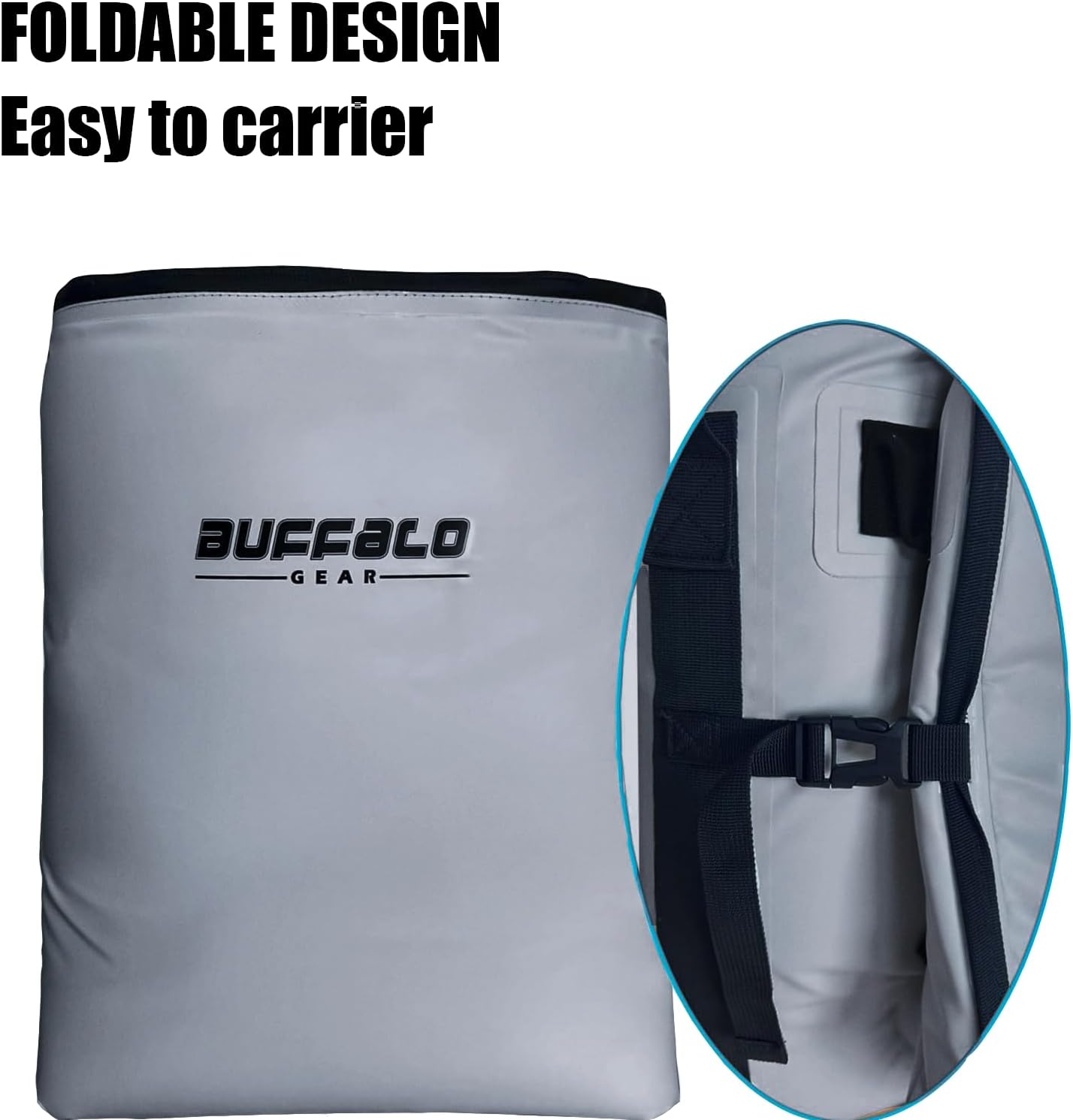 48x20'' Fish Cooler Bag With Flat Bottom - Buffalo Gear 
