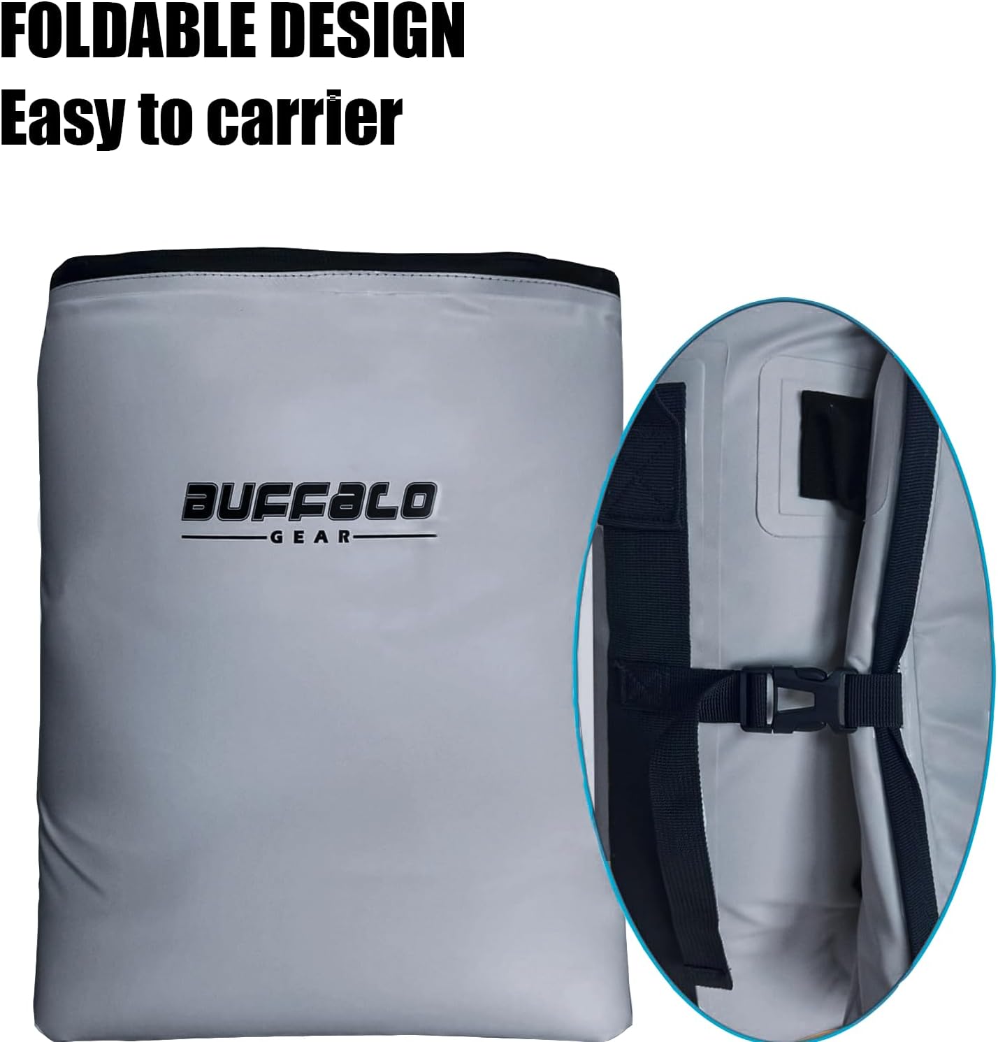 48x20'' Fish Cooler Bag With Flat Bottom - Buffalo Gear  