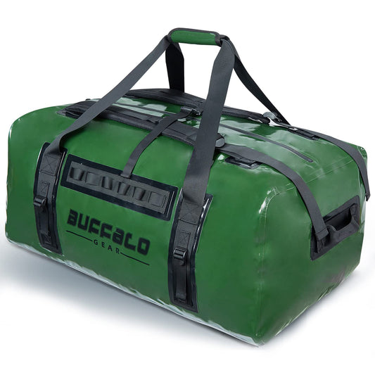 150L Waterproof Duffel Dry Bag With Waterproof Zipper - Buffalo Gear  