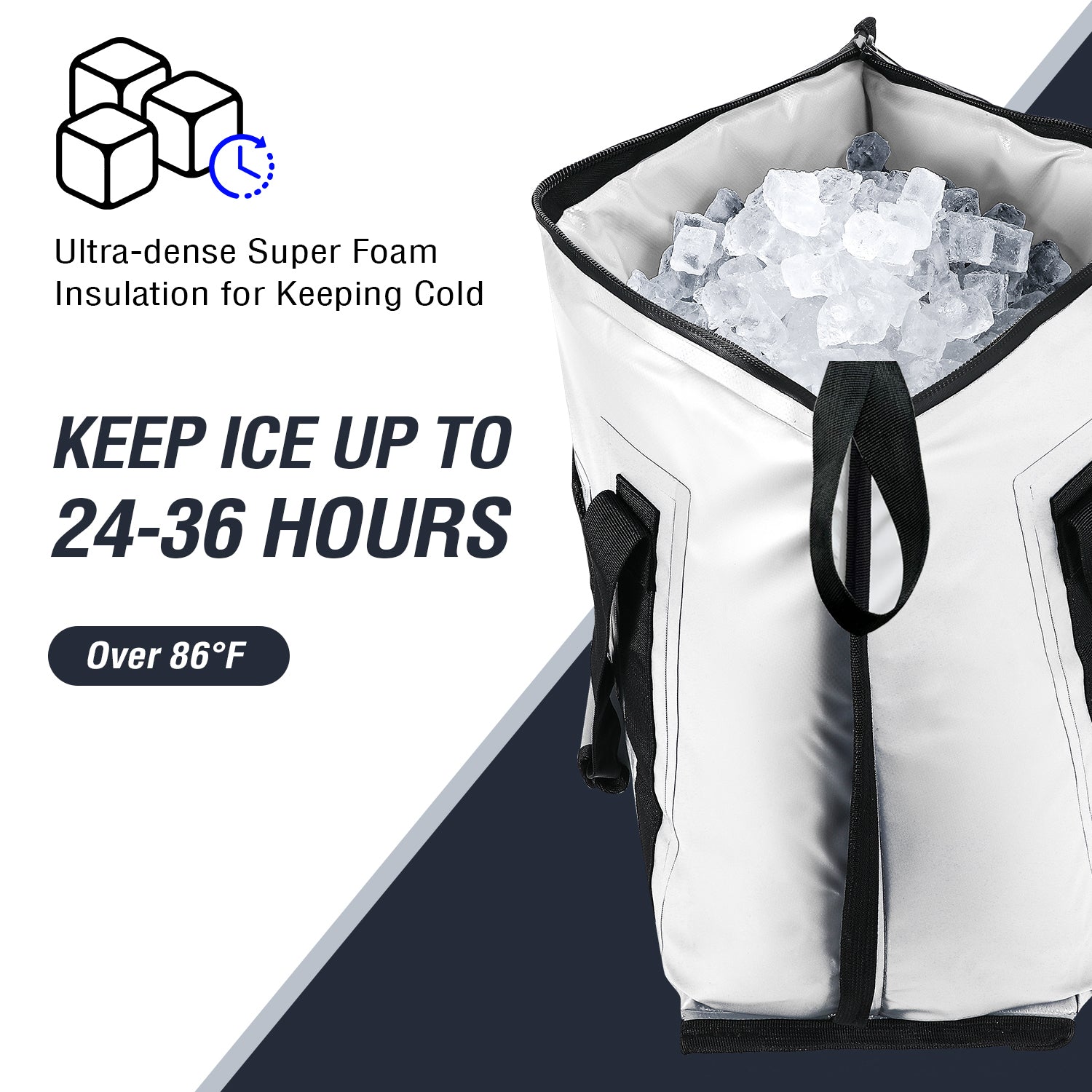 42L InsulatedFish Cooler Bag With Flat Bottom - Buffalo Gear 
